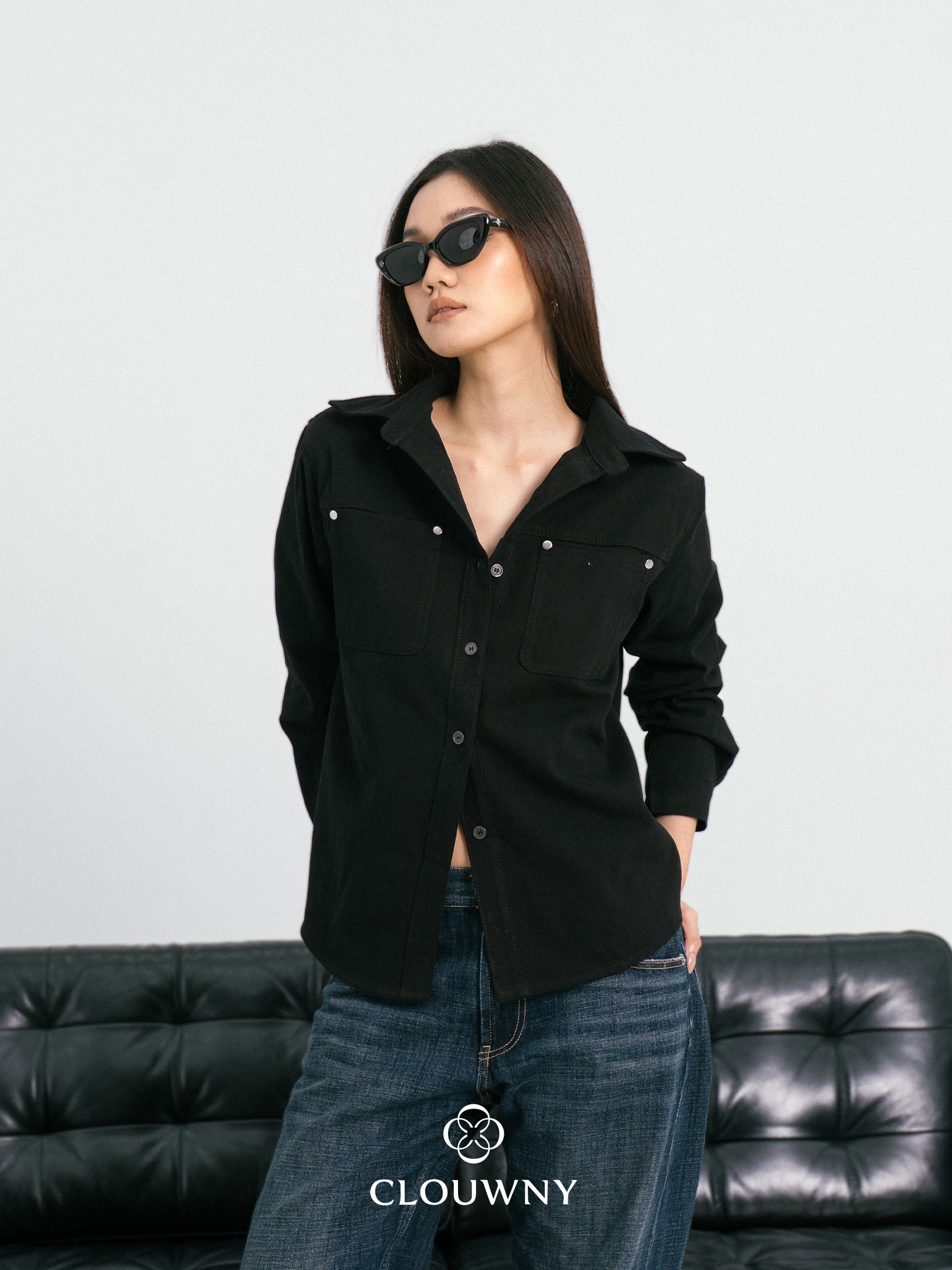 Duches Pocket Shirt - Black
